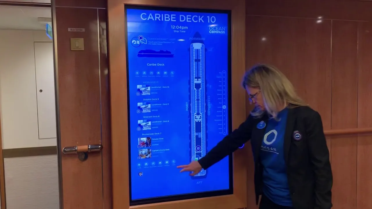Carnival wayfinding demonstration photo